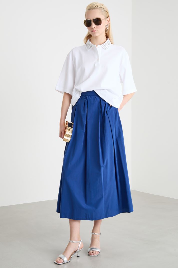 Maxi gonna in taffettà Intrend