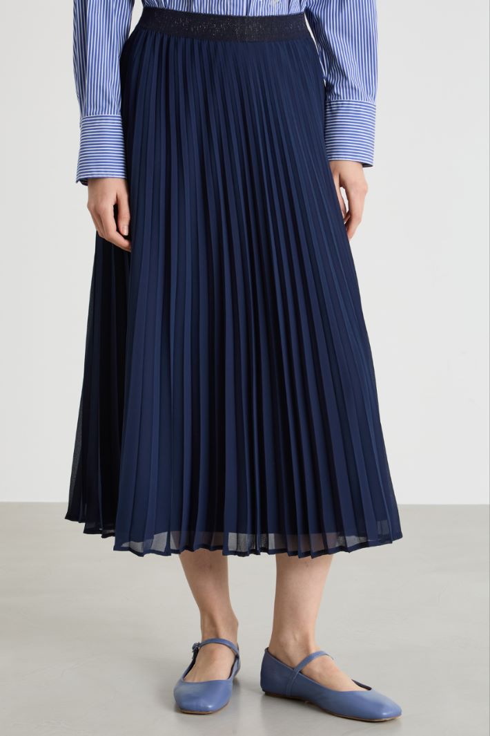 Plissé Georgette Skirt Intrend - 2