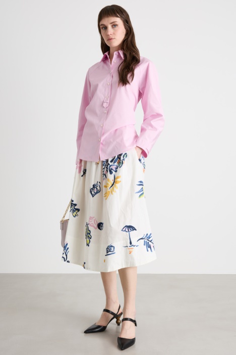 
Gonna midi con coulisse in vita Intrend