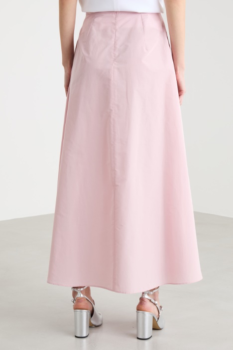 Gonna in taffetà tecnico