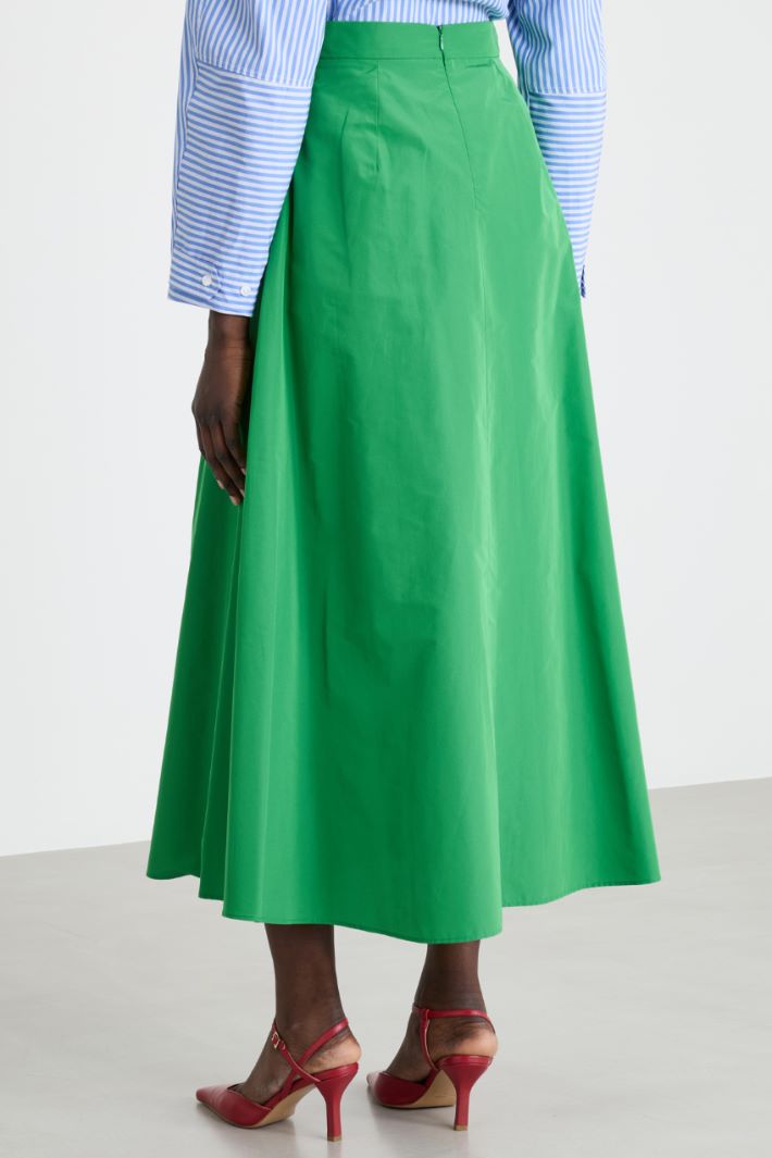 Technical Taffeta Skirt Intrend - 4