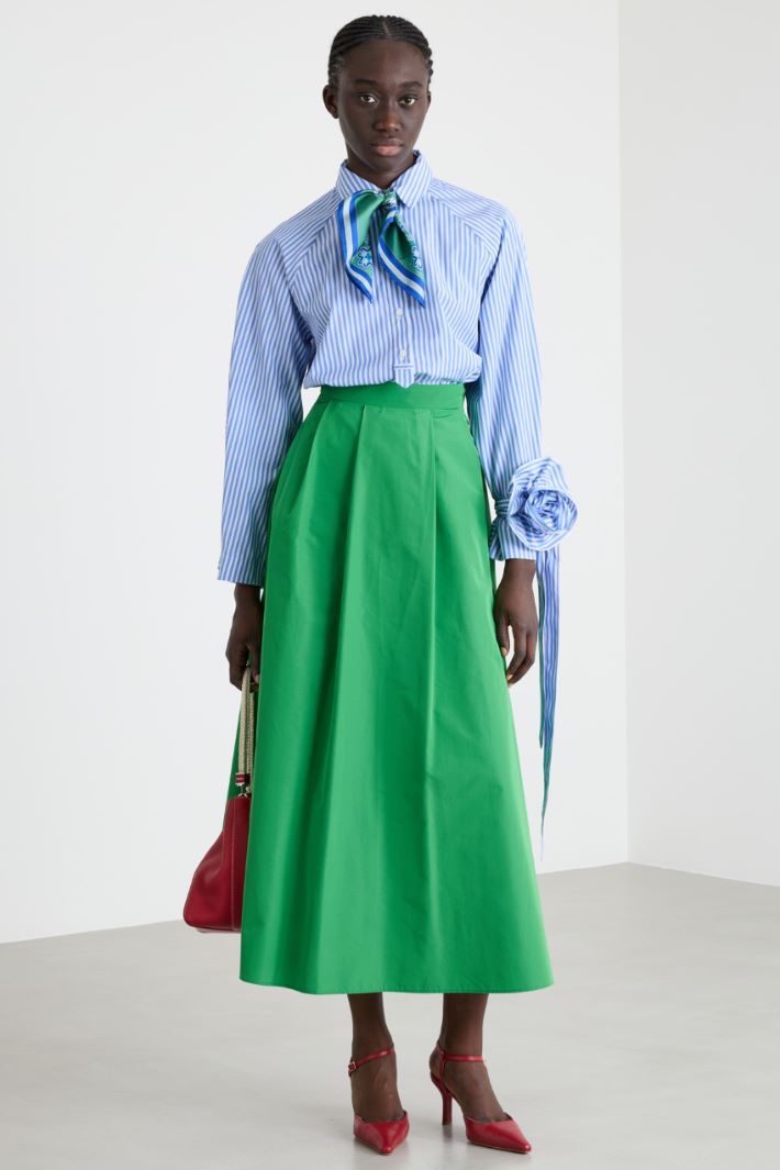 Technical Taffeta Skirt Intrend