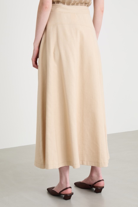 Gonna svasata in twill