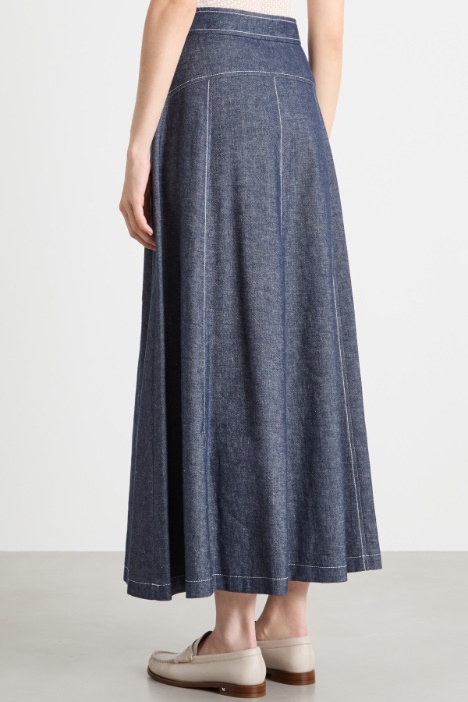 Gonna svasata in twill