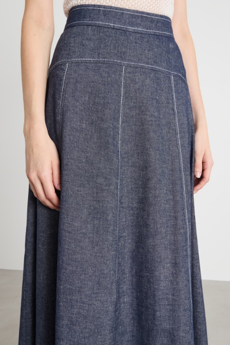 Gonna svasata in twill