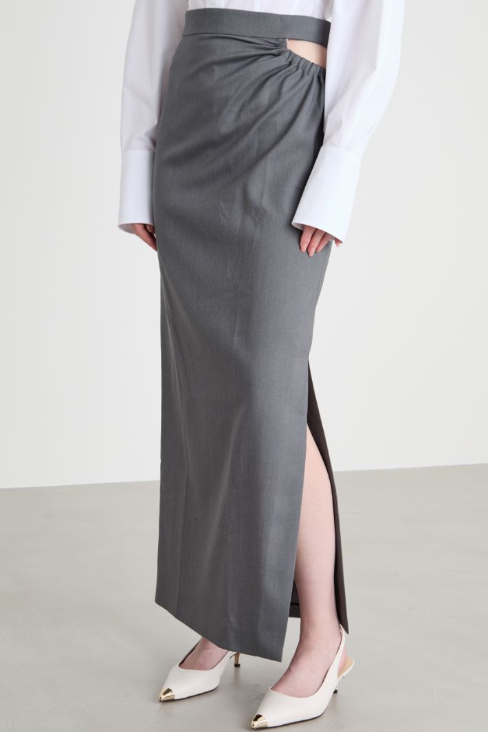 Cut-out pencil skirt Intrend - 2