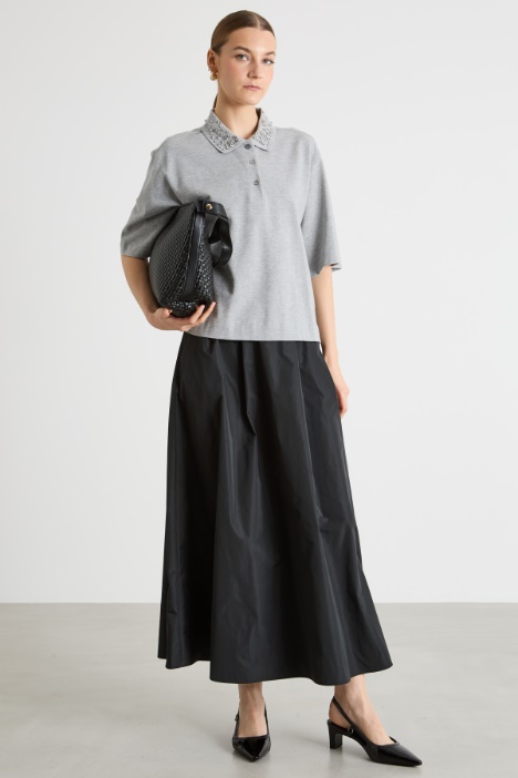 Technical Taffeta Skirt Intrend