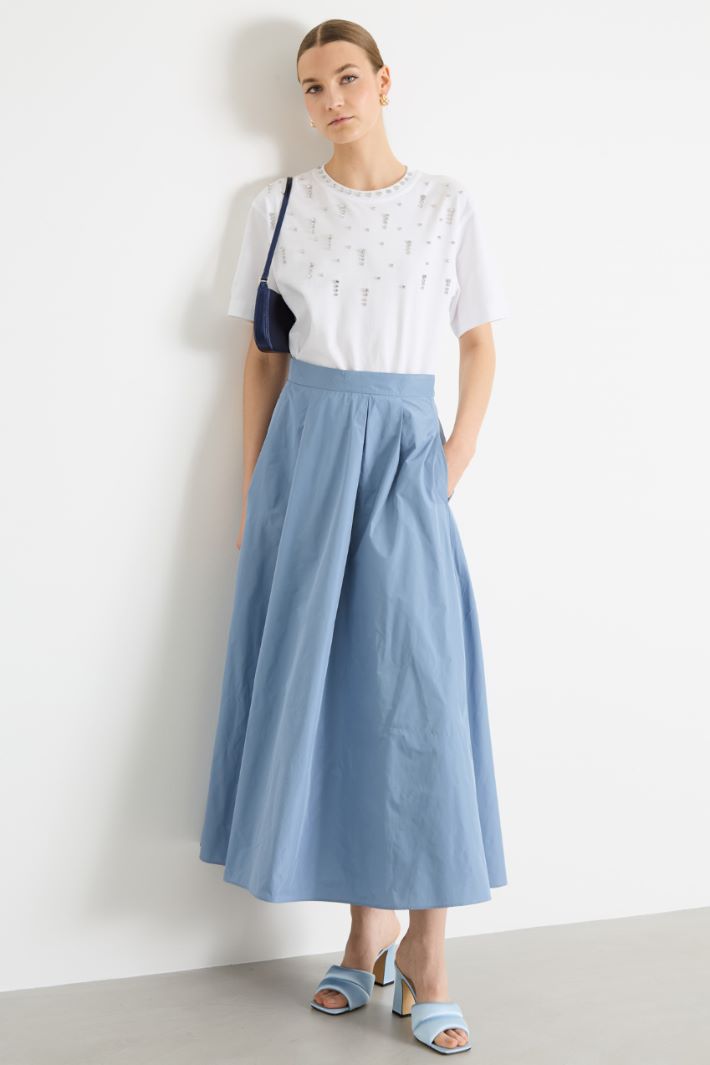 Technical Taffeta Skirt Intrend