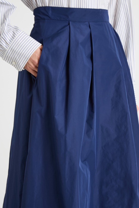 Gonna in taffetà tecnico