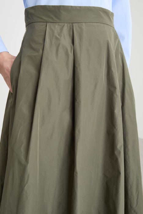Gonna in taffetà tecnico