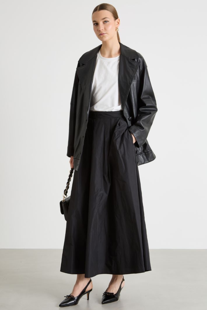 Falda de tafetán técnico Intrend