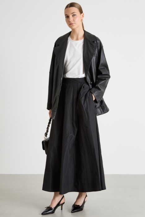 Falda de tafetán técnico Intrend