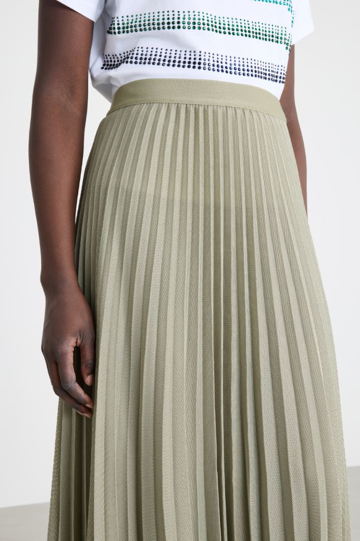 Long sunray-pleated skirt Intrend - 3
