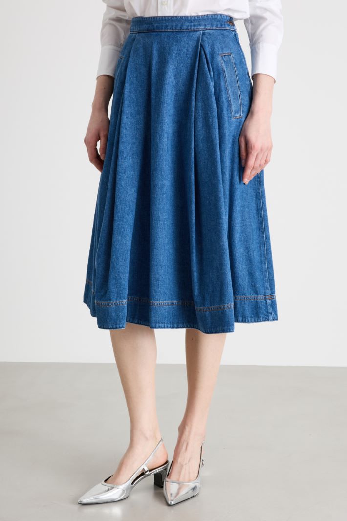 
Gonna a ruota in jeans Intrend - 2