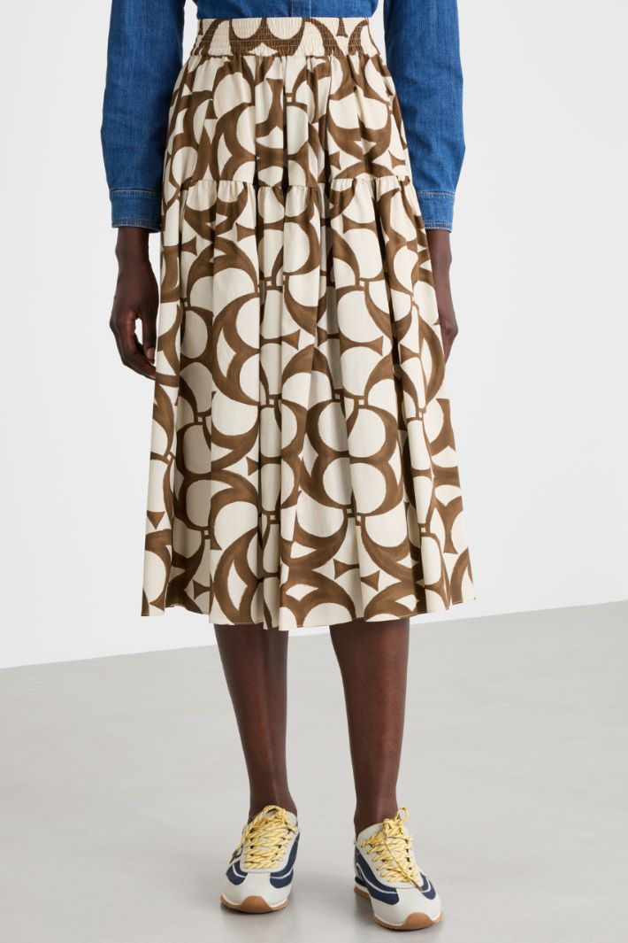 Gonna ampia stampata Intrend - 2