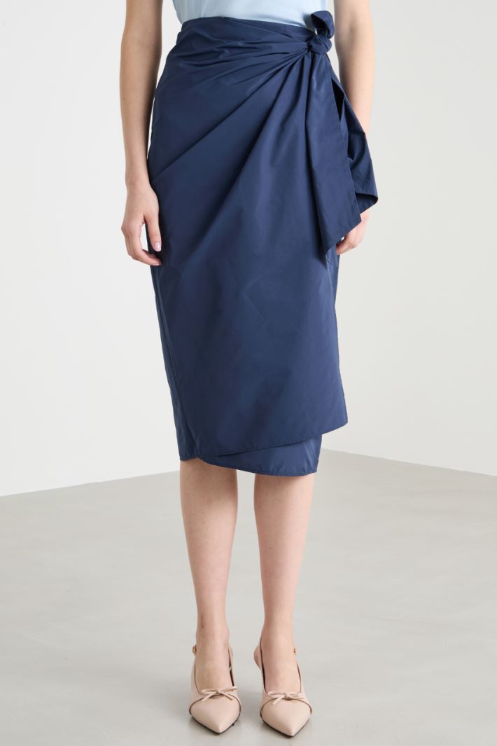 Taffeta wrap skirt Intrend - 2