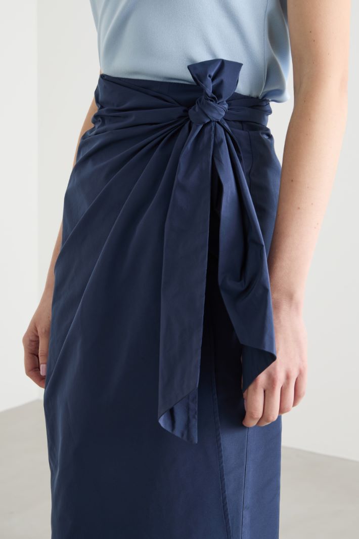 Taffeta wrap skirt Intrend - 3