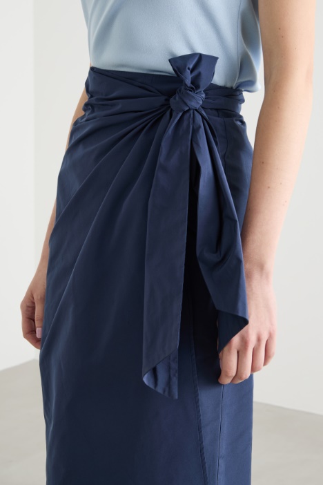 Gonna portafoglio in taffetà