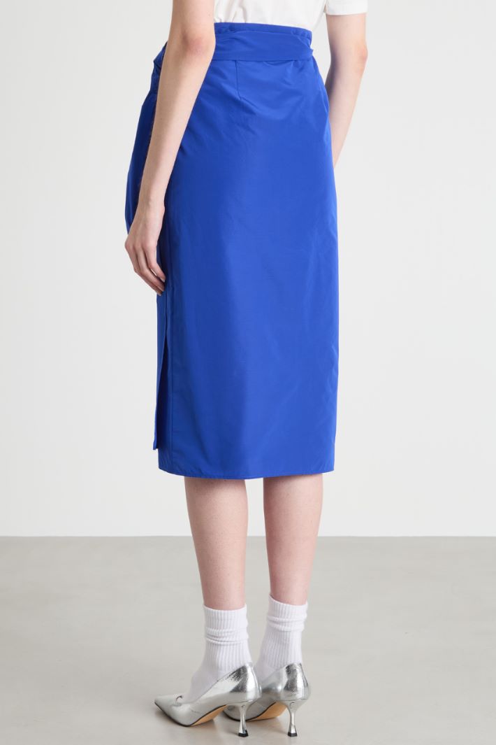 Taffeta wrap skirt Intrend - 4