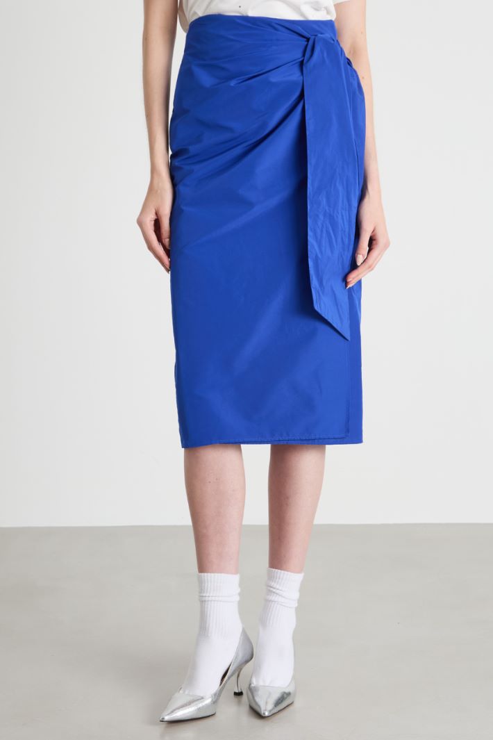 Taffeta wrap skirt Intrend - 2