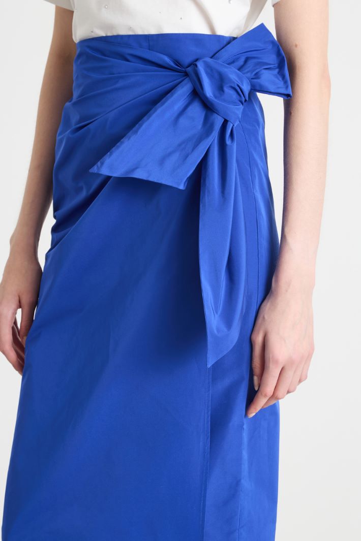 Taffeta wrap skirt Intrend - 3