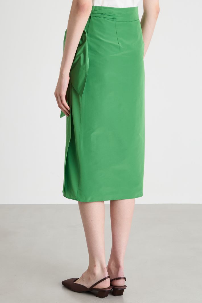 Taffeta wrap skirt Intrend - 4