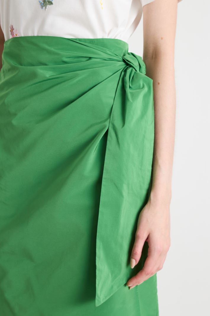 Taffeta wrap skirt Intrend - 3