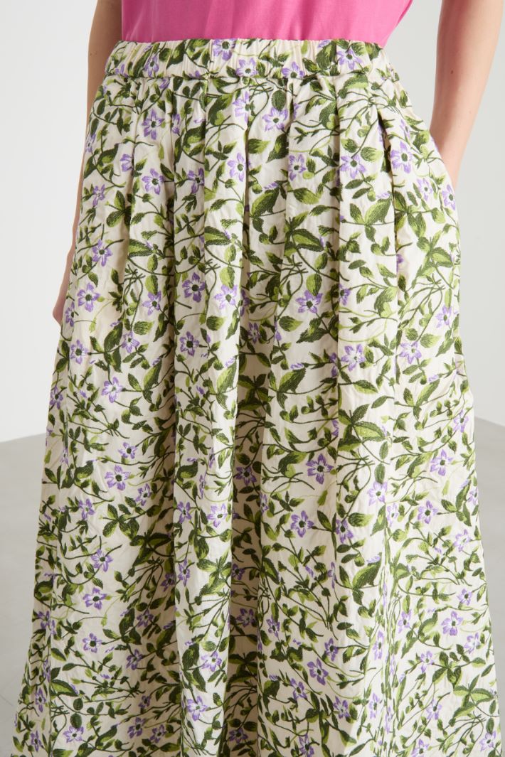 Pleated Midi Skirt Intrend - 3