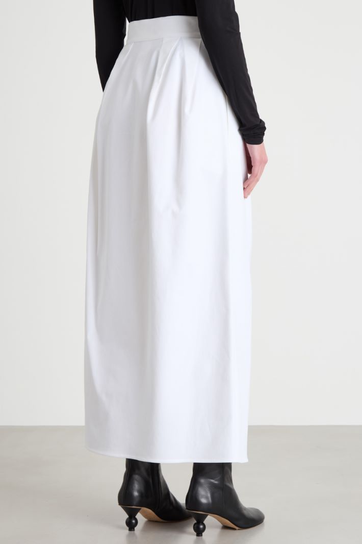 Long gabardine skirt Intrend - 4