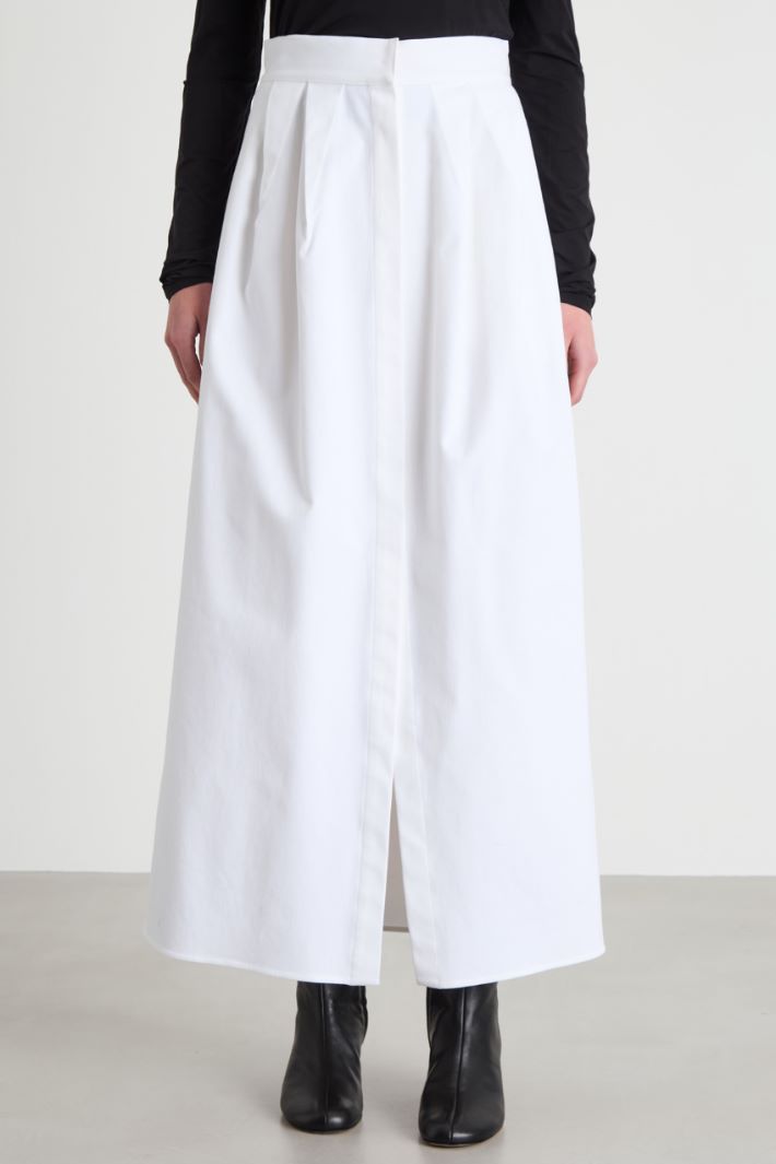 Long gabardine skirt Intrend - 2