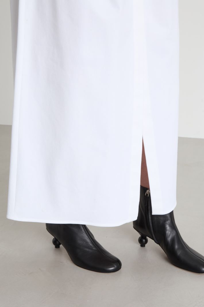 Long gabardine skirt Intrend - 3