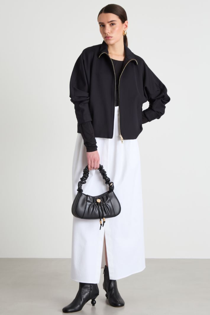 Long gabardine skirt Intrend