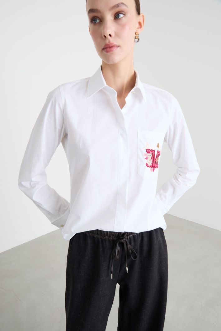 Embroidered Shirt Intrend - 2