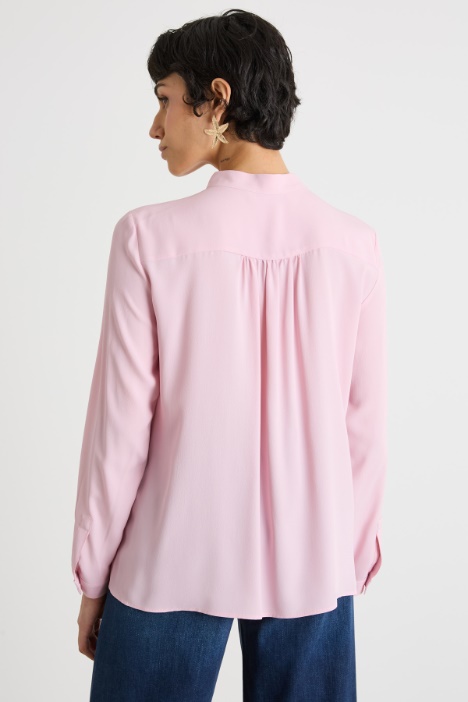 Blusa in crepe de chine