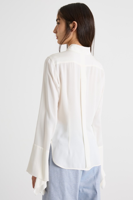 Blusa in charmeuse di seta