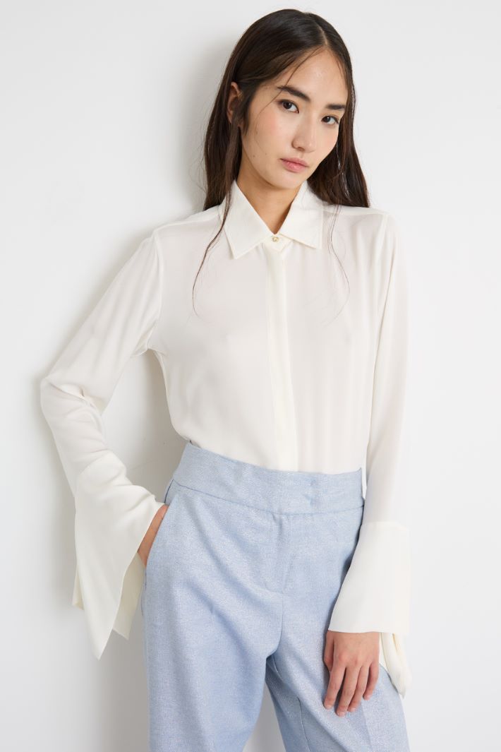 Silk charmeuse blouse Intrend - 2