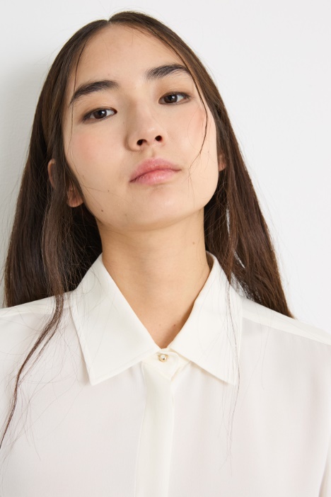 Blusa in charmeuse di seta