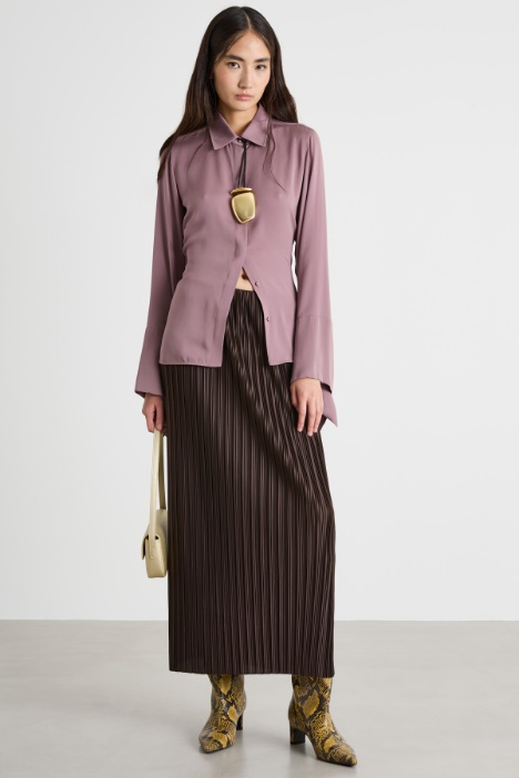 Blusa in charmeuse di seta - Intrend