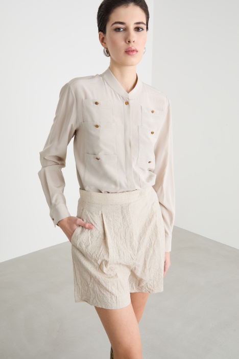 Multi-pocket blouse Intrend