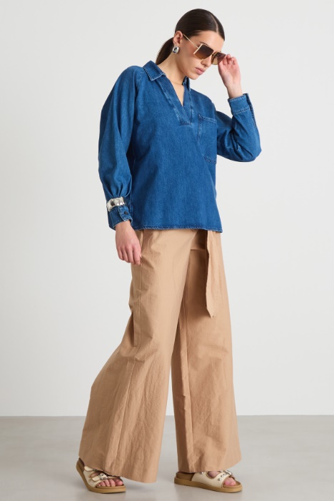 Denim blouse Intrend