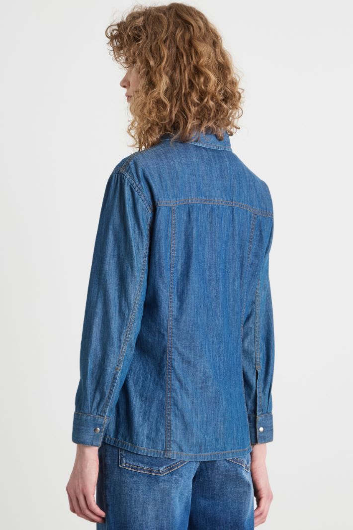 Denim shirt Intrend - 4