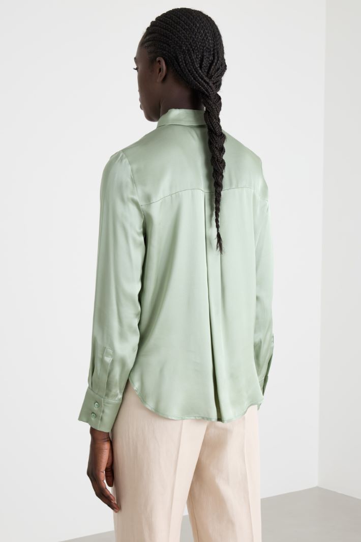 Camicia in raso Intrend - 4
