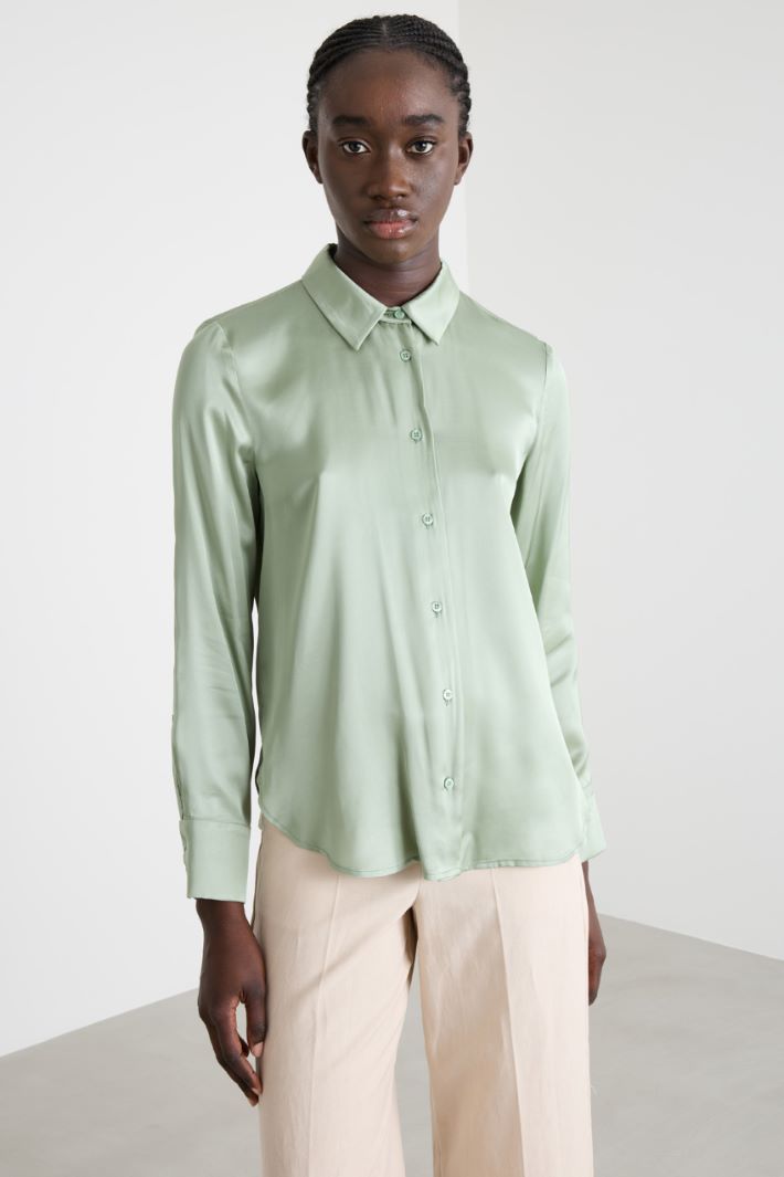 Camicia in raso Intrend - 2