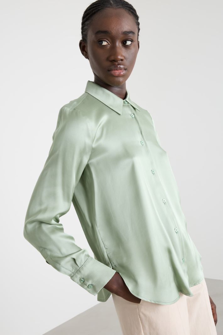 Camicia in raso Intrend - 3