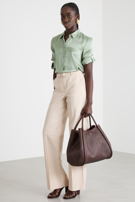 Camicia in raso Intrend