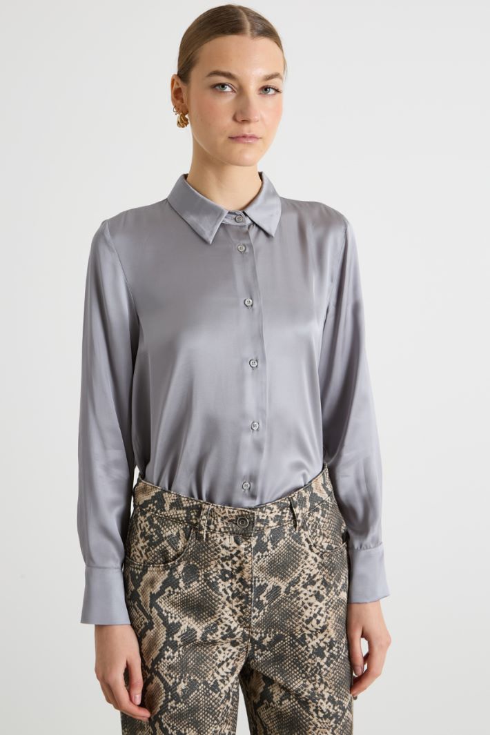 Camisa de raso Intrend - 2