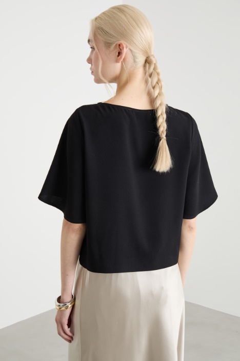 Blusa de raso
