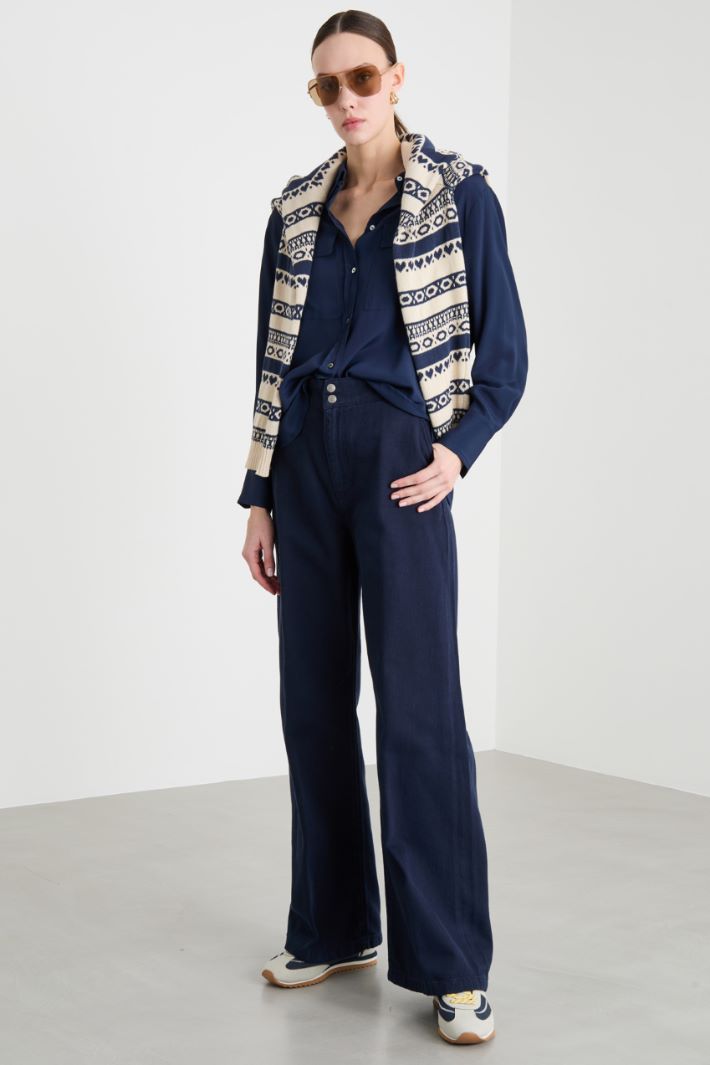 Patch-pocket shirt Intrend