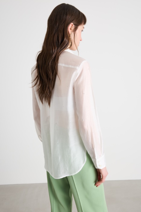 Blusa con strass