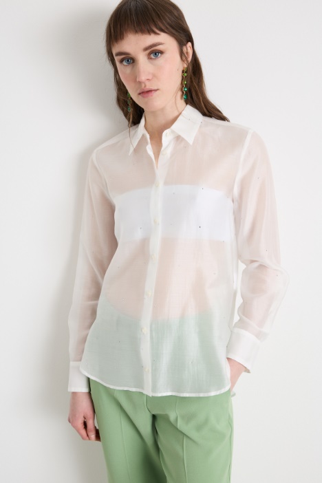 Blusa con strass Intrend